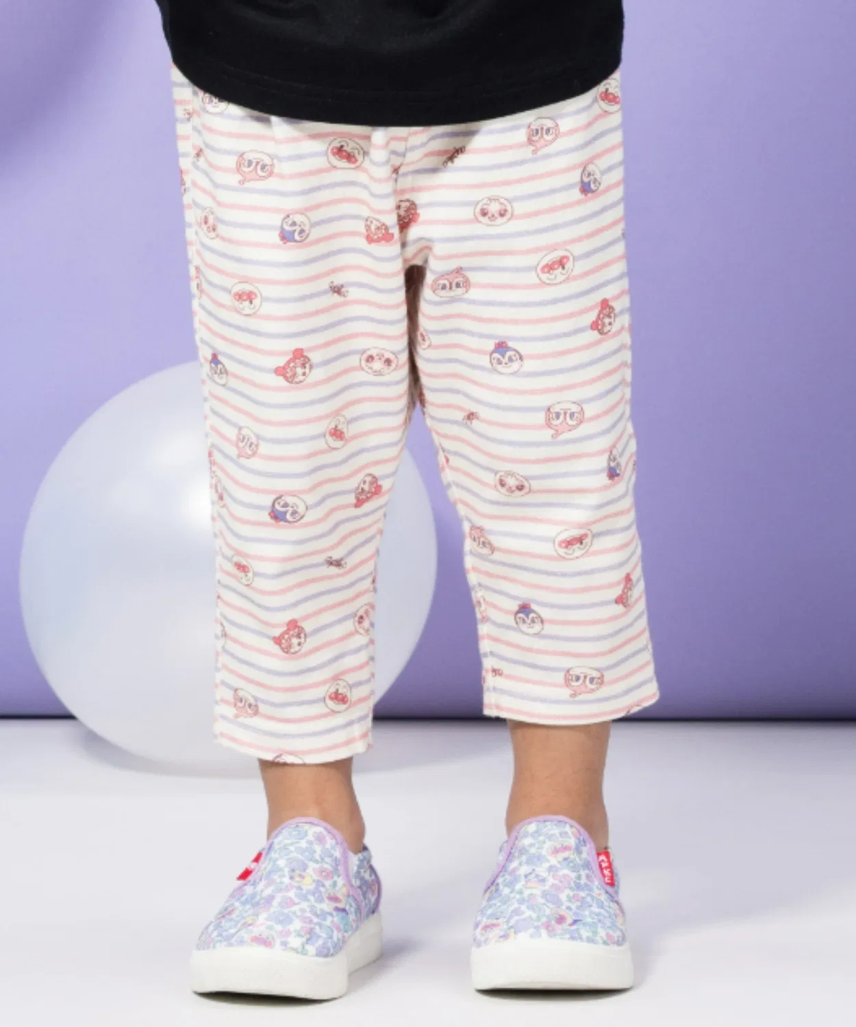 Леггинсы с принтом Anpanman Kids Collection 7/8 розовые