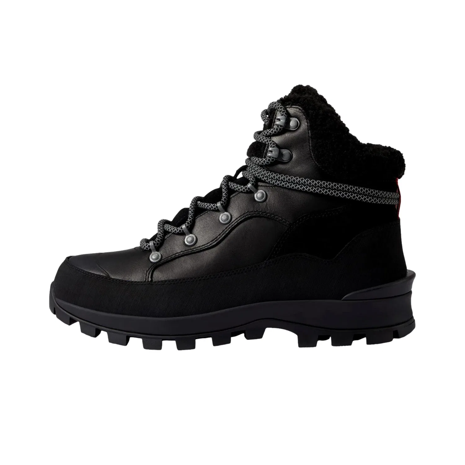 Мужские кожаные ботинки Hunter Boots Explorer, модель WFS2235LSG-BLK, черный