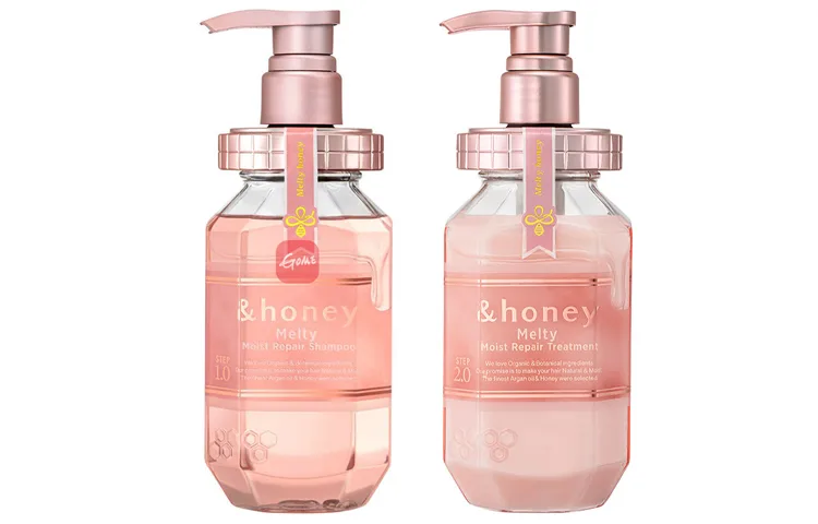 Набор шампуня и кондиционера для увлажнения и смягчения волос &honey Glossy, 440ml+445g