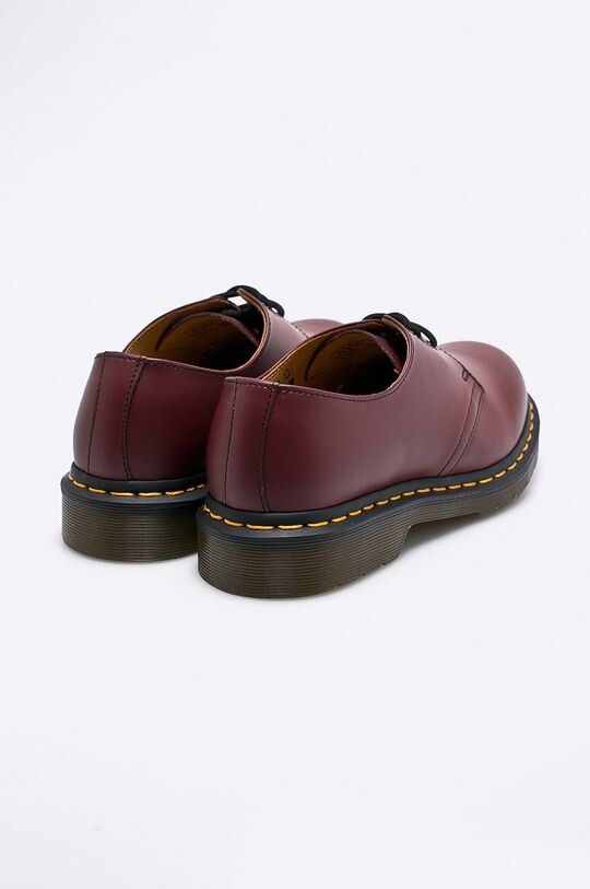 Ботинки мужские Dr. Martens из натуральной кожи, гранатовый — фото 4