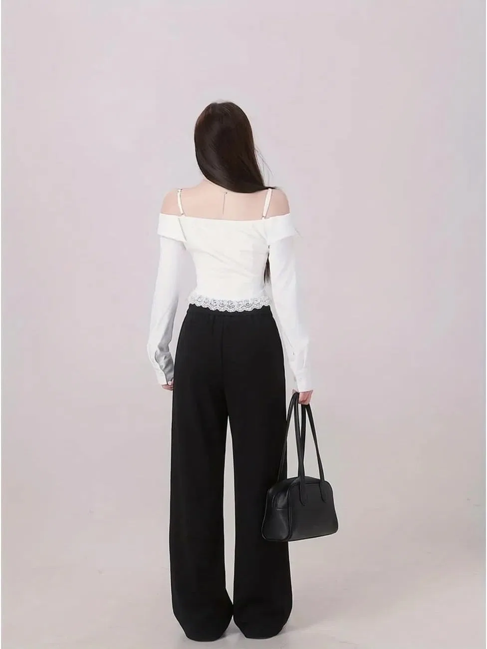 Блуза off-shoulder, белая — фото 3