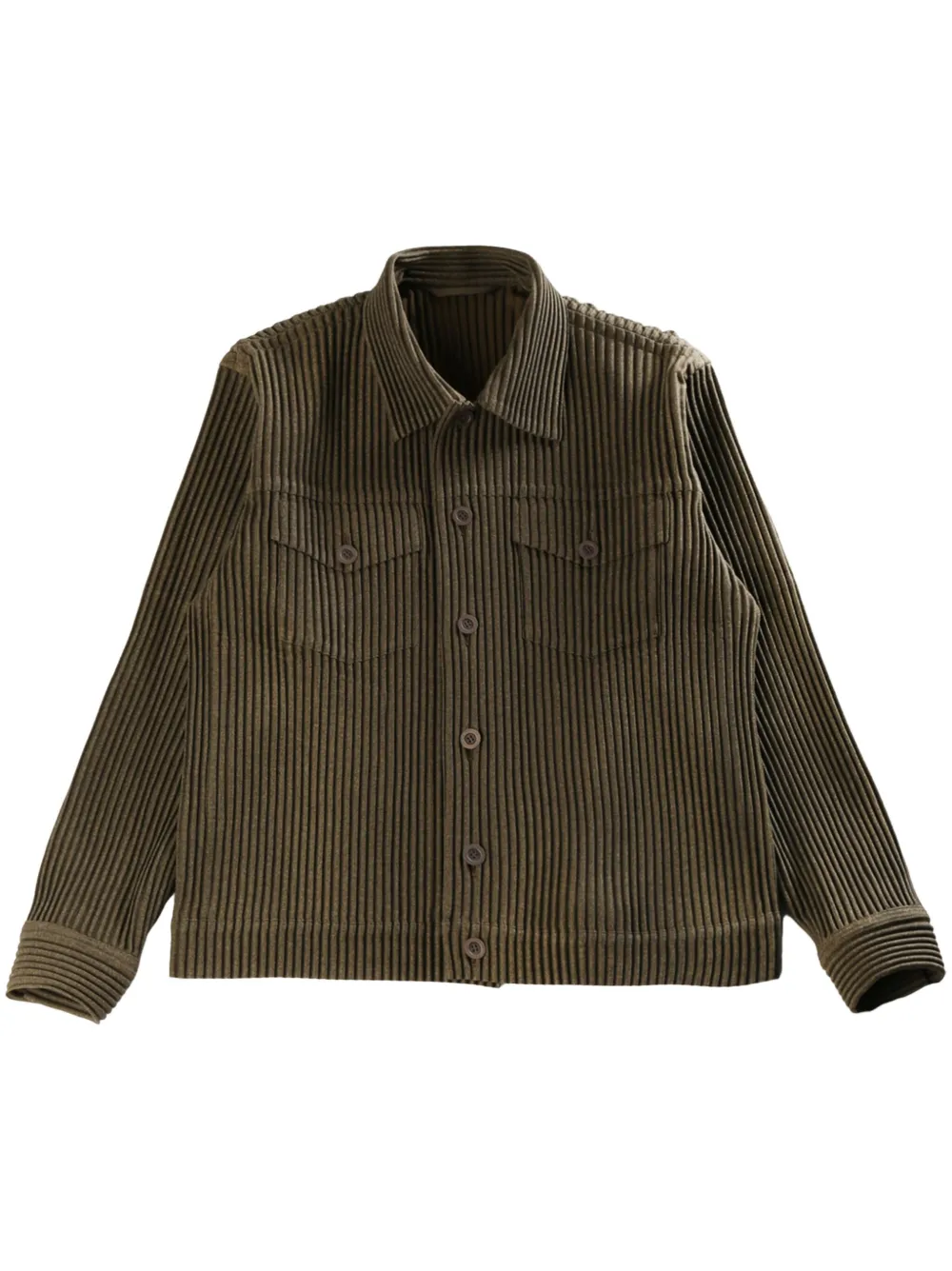 

Куртка-рубашка Wool Like Light Homme Plissé Issey Miyake, коричневый
