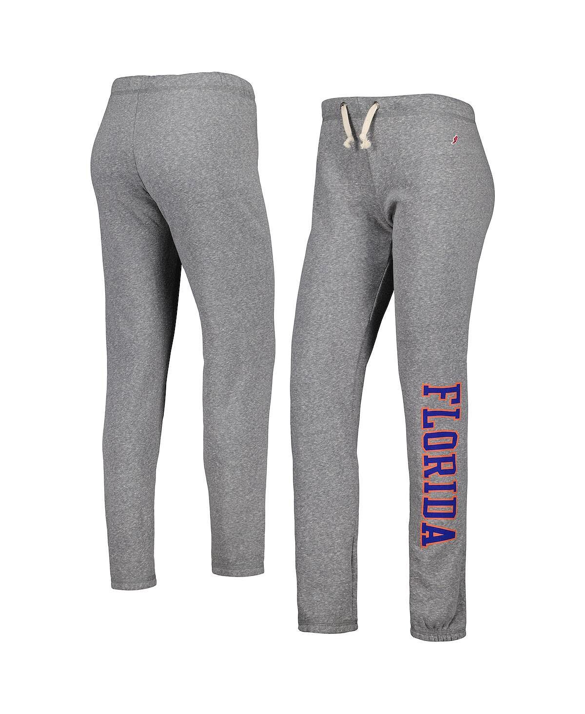 

Женские брюки-джоггеры Tri-Blend Florida Gators Victory Springs цвета Хизер Серый League Collegiate Wear
