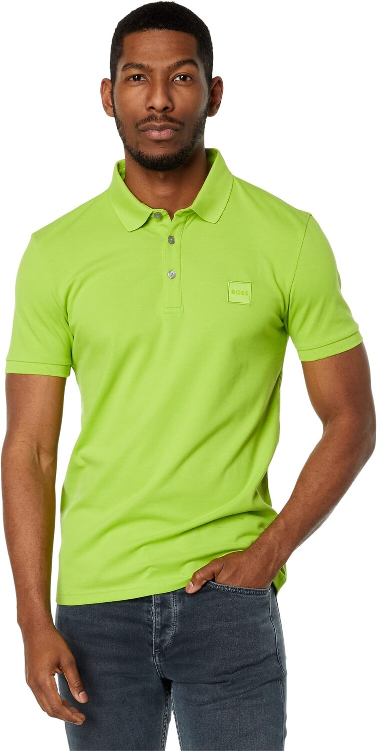 

Поло BOSS Passenger Polo, цвет Bright Lawn Green