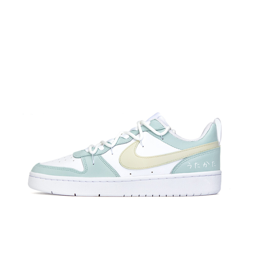 

Кроссовки Nike Court Borough Skateboarding Shoes Women's Low-top White, цвет Emerald