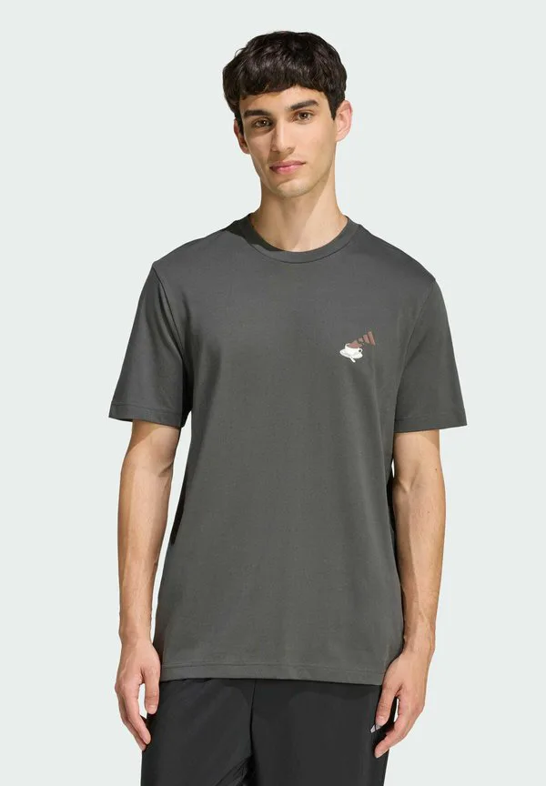 Футболка с принтом Adidas Sportswear, Grey Six — фото 2