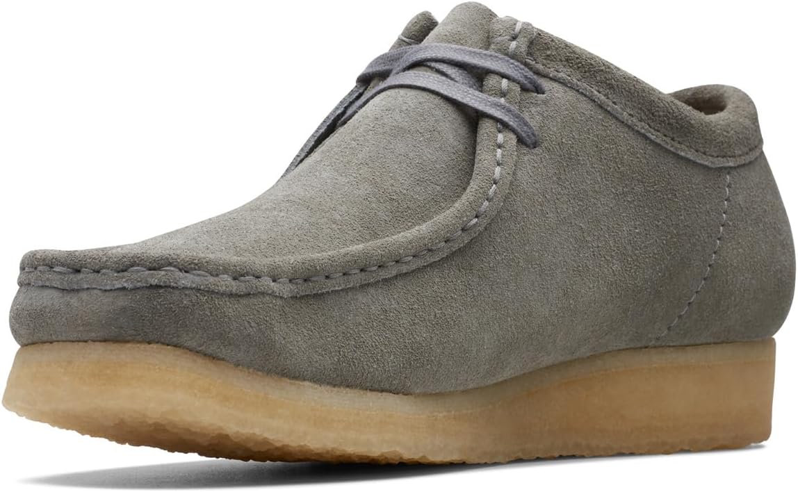 Мужские ботинки Clarks Wallabee 2 Chukka, серый — фото 4