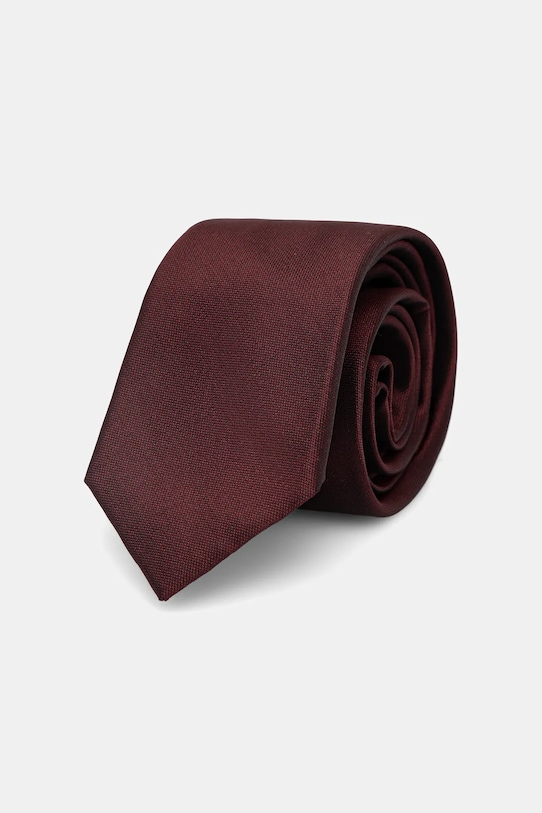 

Галстук с шелком Calvin Klein, бордовый