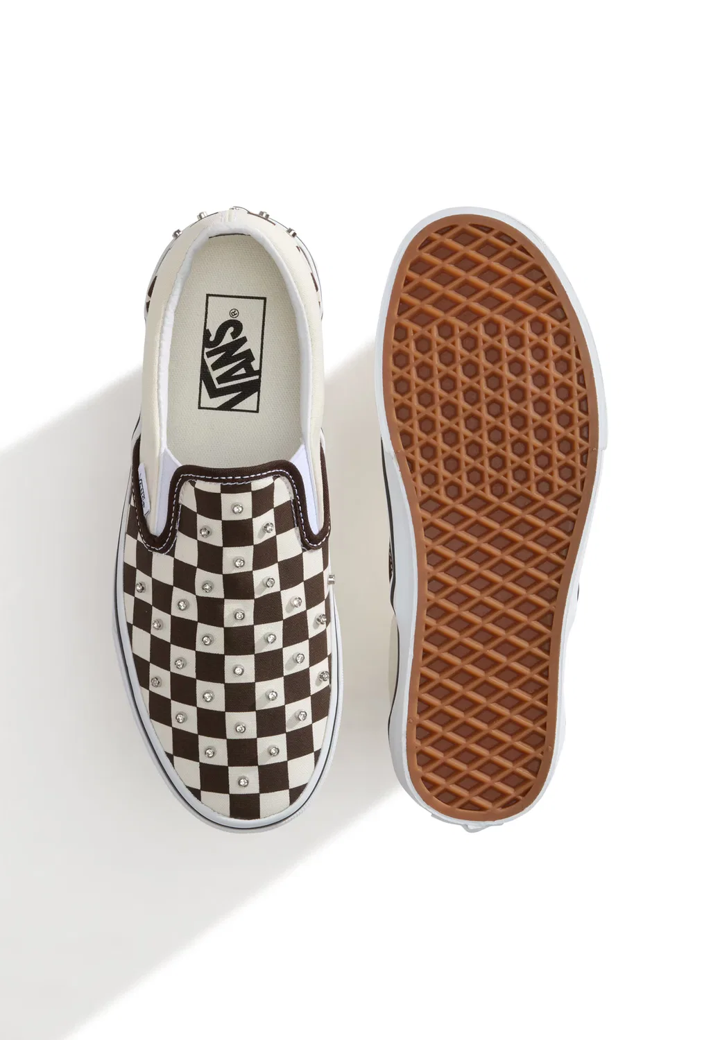 Слипоны 'Classic' Vans, Brown — фото 3