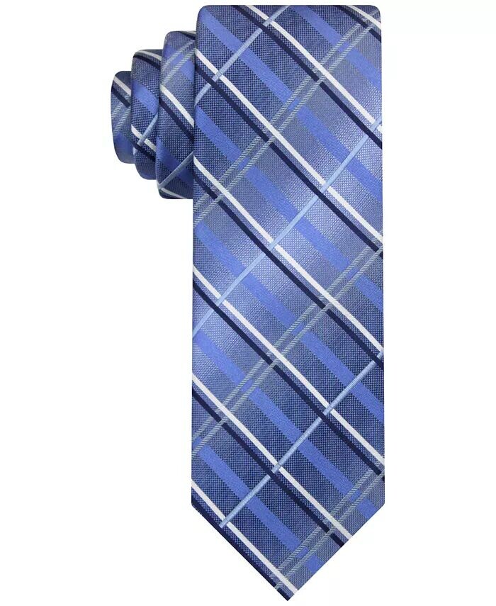 

Мужской галстук в металлическую сетку Van Heusen, синий