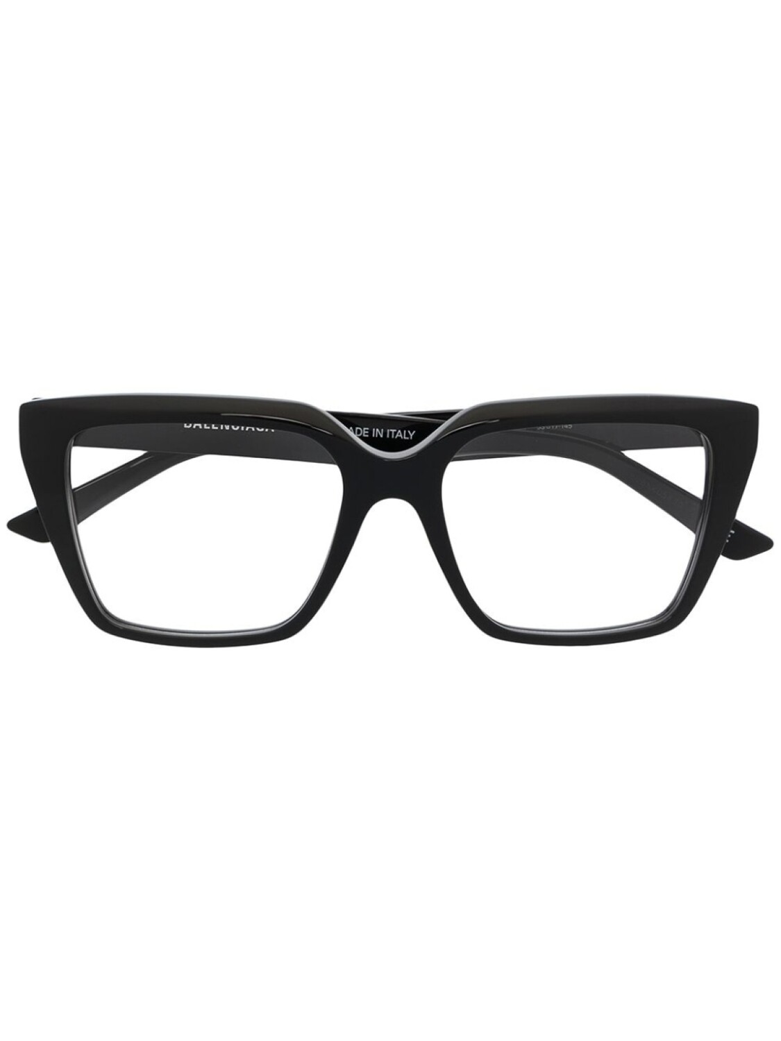 

Balenciaga Eyewear очки в квадратной оправе с логотипом, черный