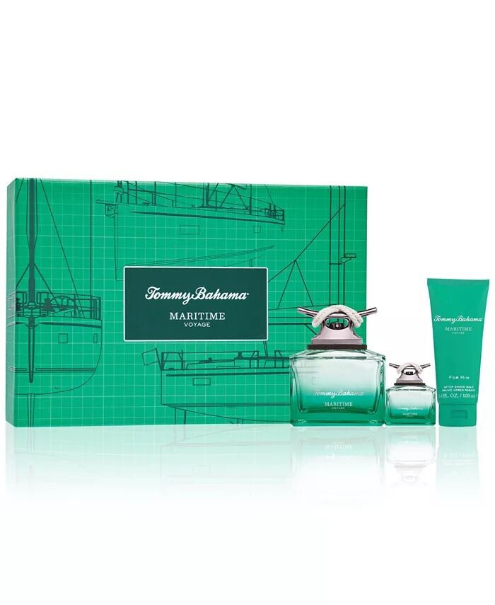

Мужские 3 шт. Подарочный набор Maritime Voyage Eau de Cologne Tommy Bahama
