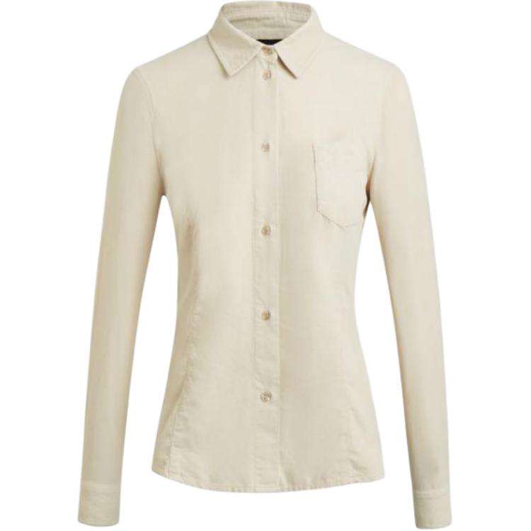 

EMPORIO ARMANI Футболка Женская Бежевый Желтый Лацкан Moderate Others