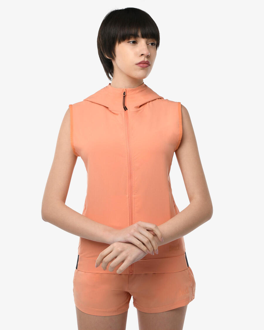 

JAKED Женская синтетическая фитнес-куртка кораллово-красного цвета