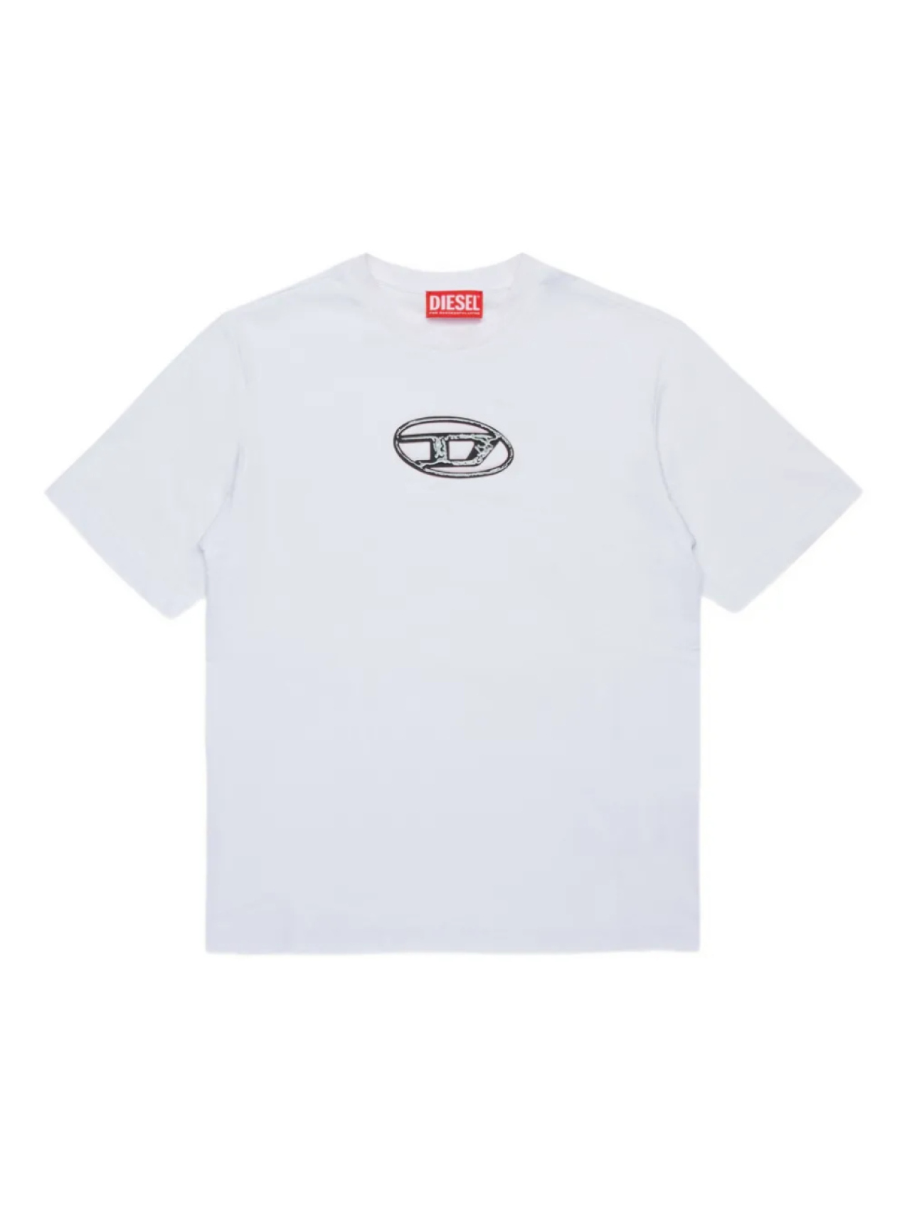 

Diesel Kids футболка с логотипом, белый