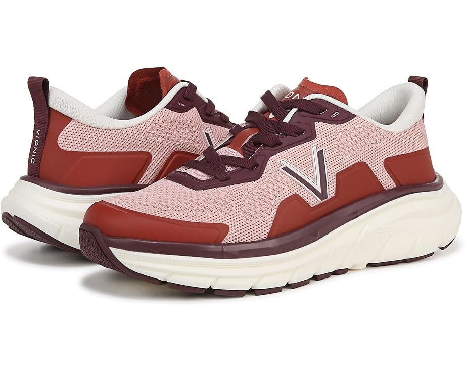 

Кроссовки VIONIC Walk Max, цвет Crystal Rose/Syrah Pink PU