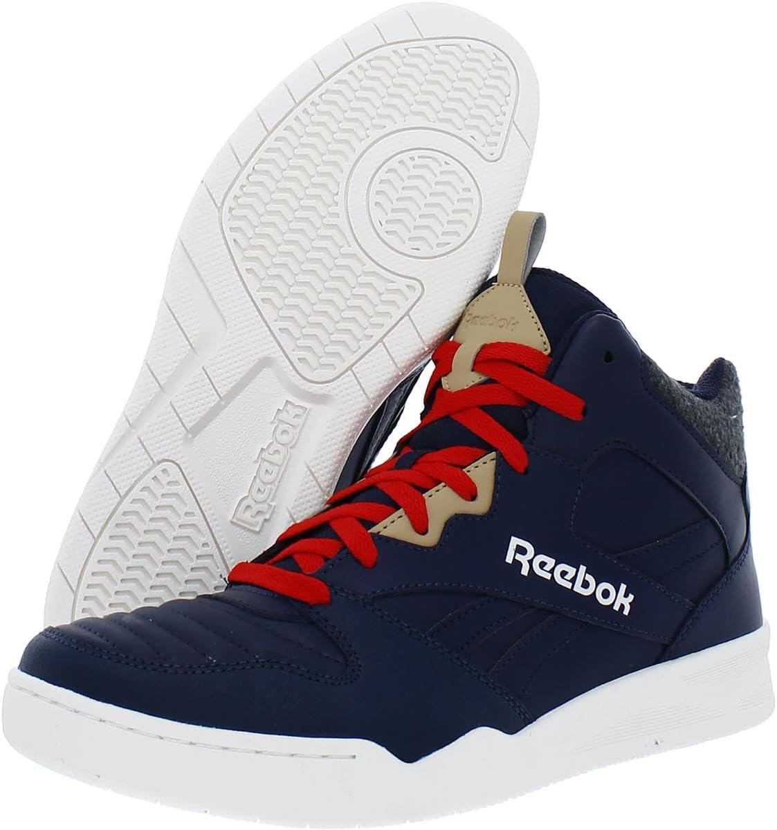 Reebok Royal BB4500 HI2 высокие кеды, темно-синий/красный — фото 2