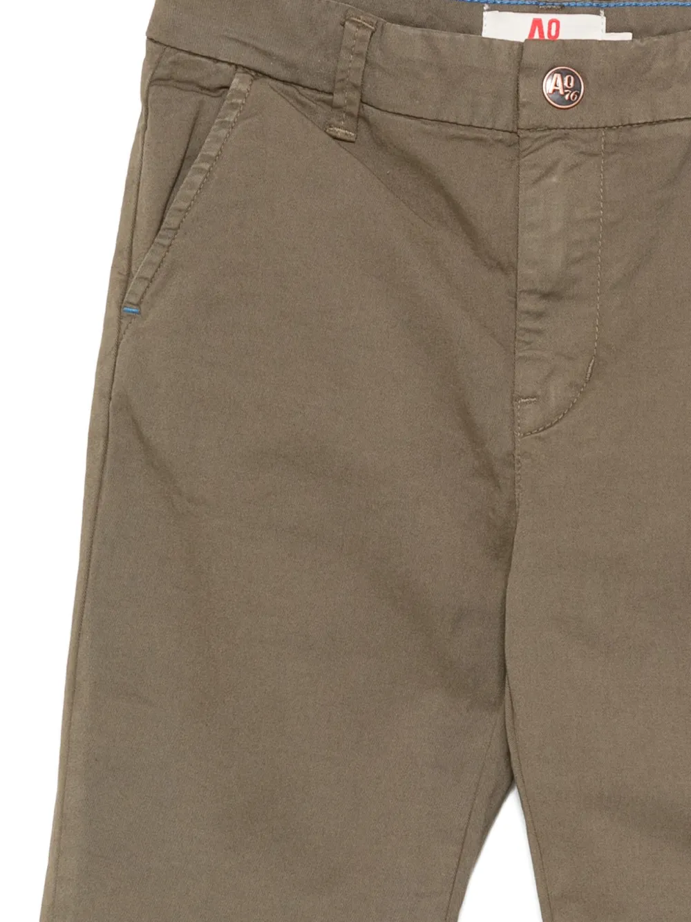 Брюки Roxy Twill на пуговицах American Outfitters Kids, зеленый — фото 3