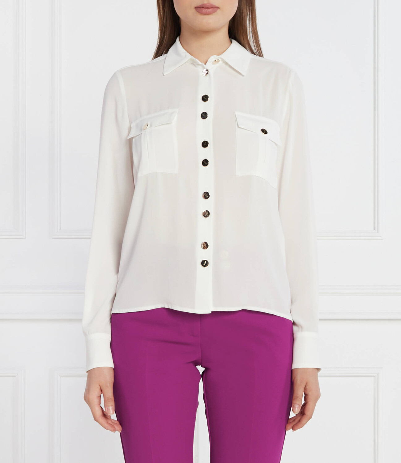 

Рубашка Liu Jo Slim Fit, белый