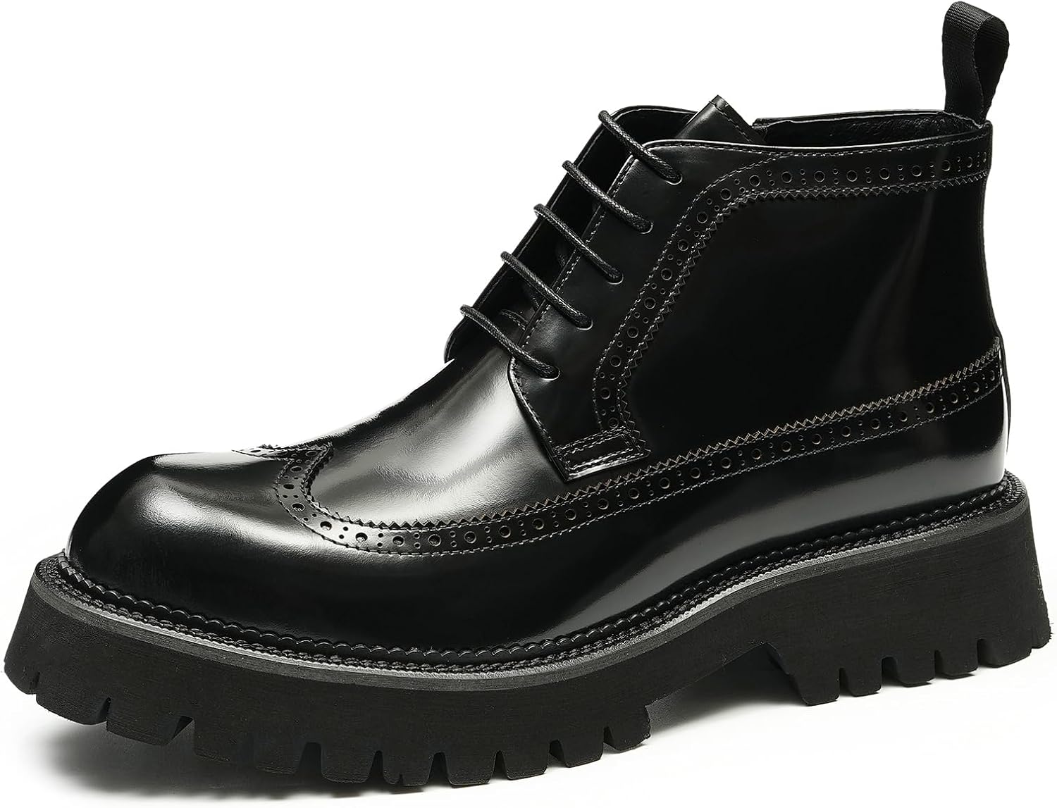 

Мужские оксфорды Santimon, ботинки дерби, формальные, из натуральной кожи, с крыльями, броги, ботильоны, модные, под смокинг, для свадьбы, для бизнеса, повседневные, челси, с толстой подошвой, ковбойские ботинки для мужчин, черный