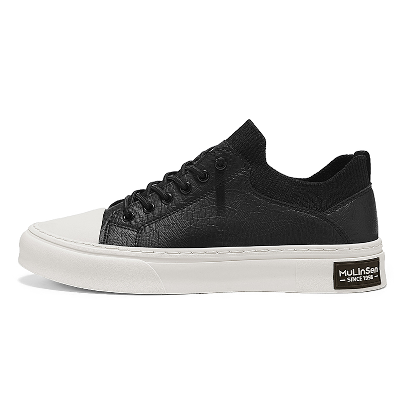 

Износостойкие и легкие низкие мужские кроссовки Mulinsen, Black