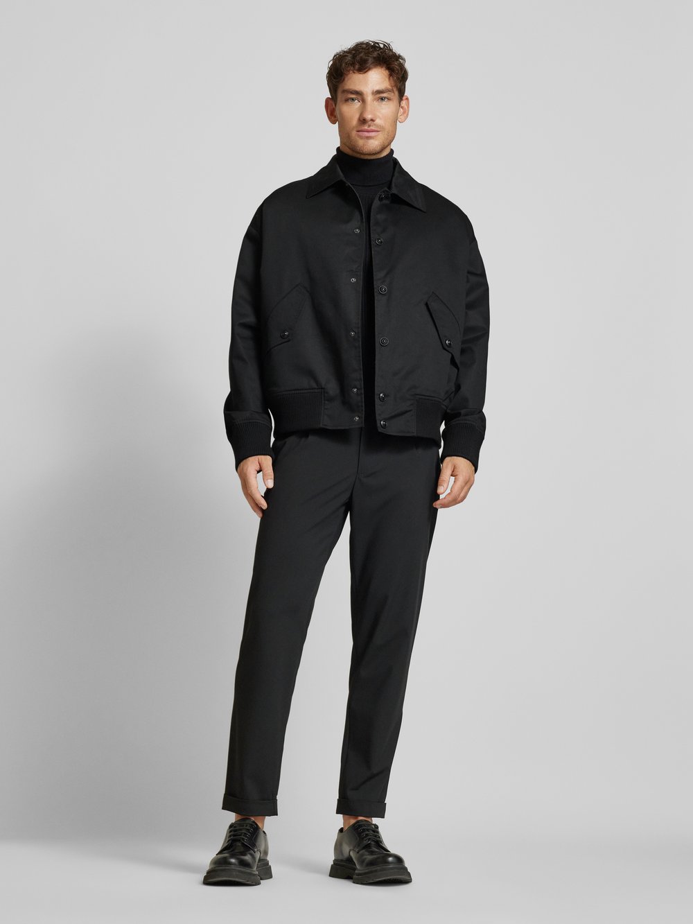 

Пиджак с отложным воротником Versace Jeans Couture, черный