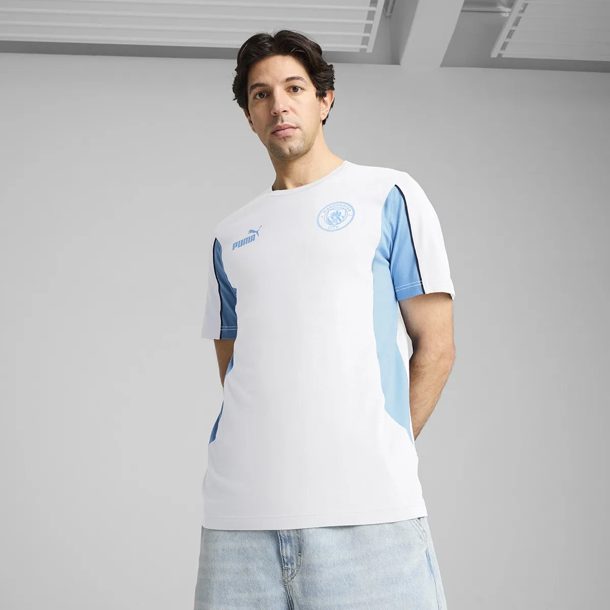 

Футболка мужская MCFC ftblARCHIVE Puma, белый