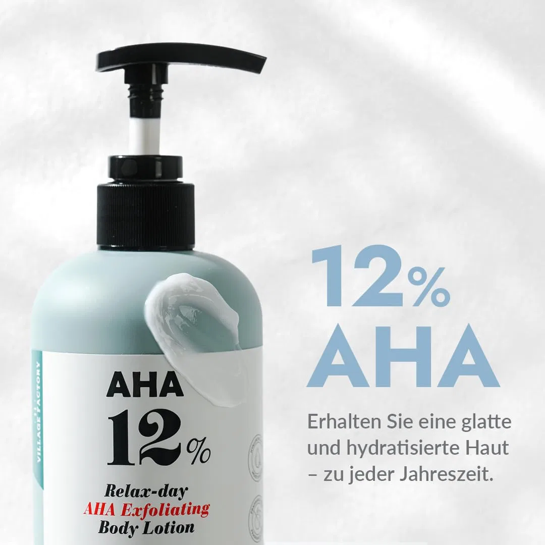 Подарочный набор VILLAGE11FACTORY: лосьон для тела AHA с гликолевой кислотой 12%, 2 x 300 г Village11Factory — фото 2