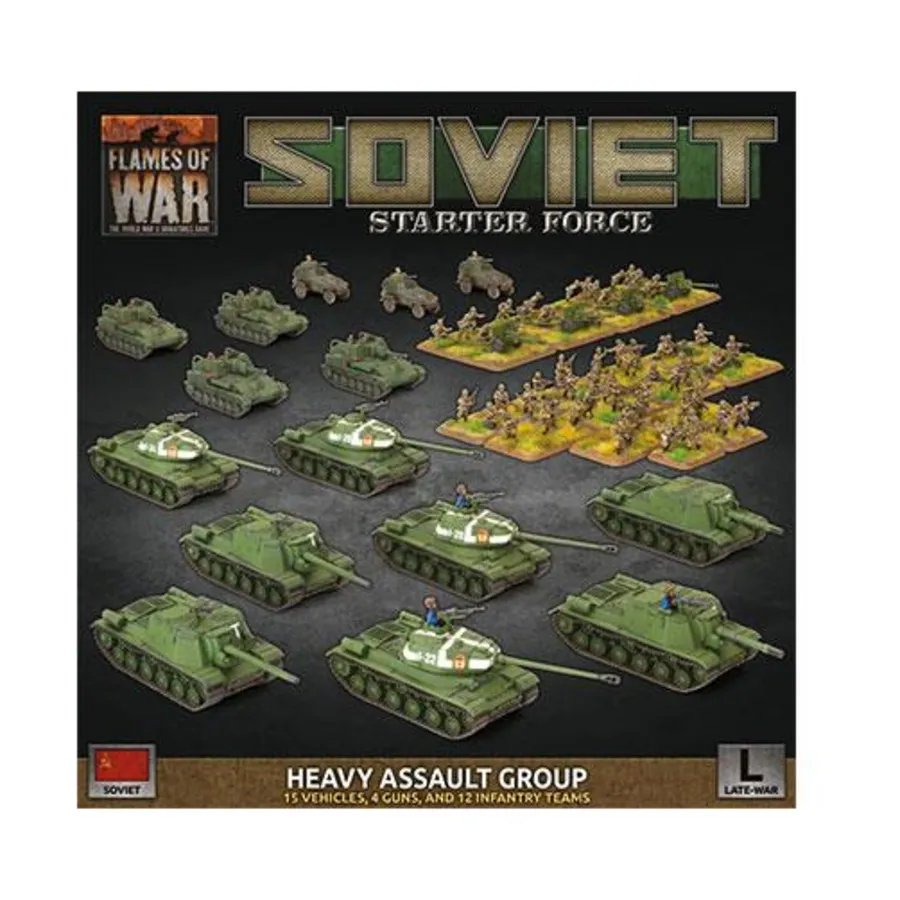 

Советские стартовые силы - Тяжелая штурмовая группа, Flames of War - WWII - Soviet - Box Sets & Miscellaneous (4th Edition)