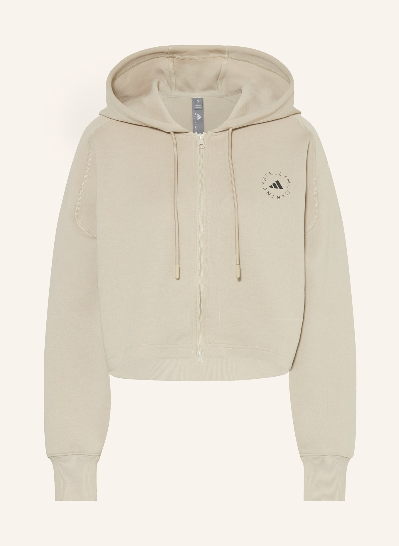 

Толстовка оверсайз Adidas By Stella Mccartney, бежевый