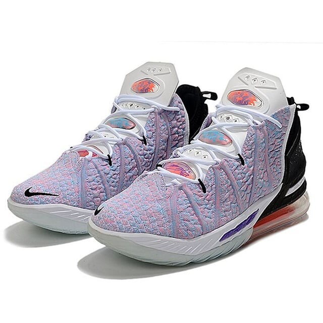 Lebron xviii фиолетовые мужские кроссовки Nike, фиолетовый — фото 2
