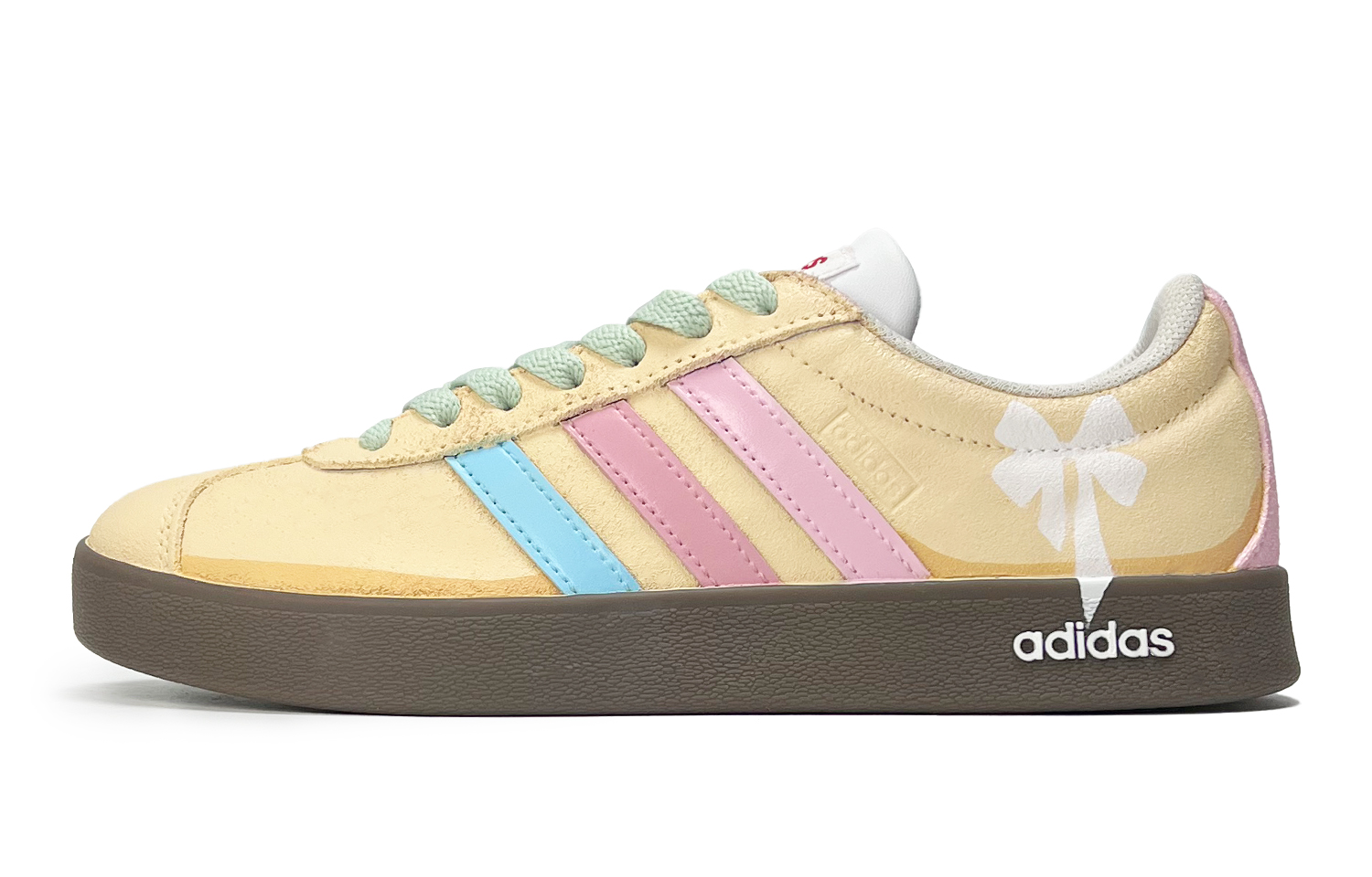 

Adidas Neo ВЛ Корт 2.0 противоскользящие износостойкие лоу-топ скейтбордские кроссовки унисекс желто-розовые, цвет Yellow Pink