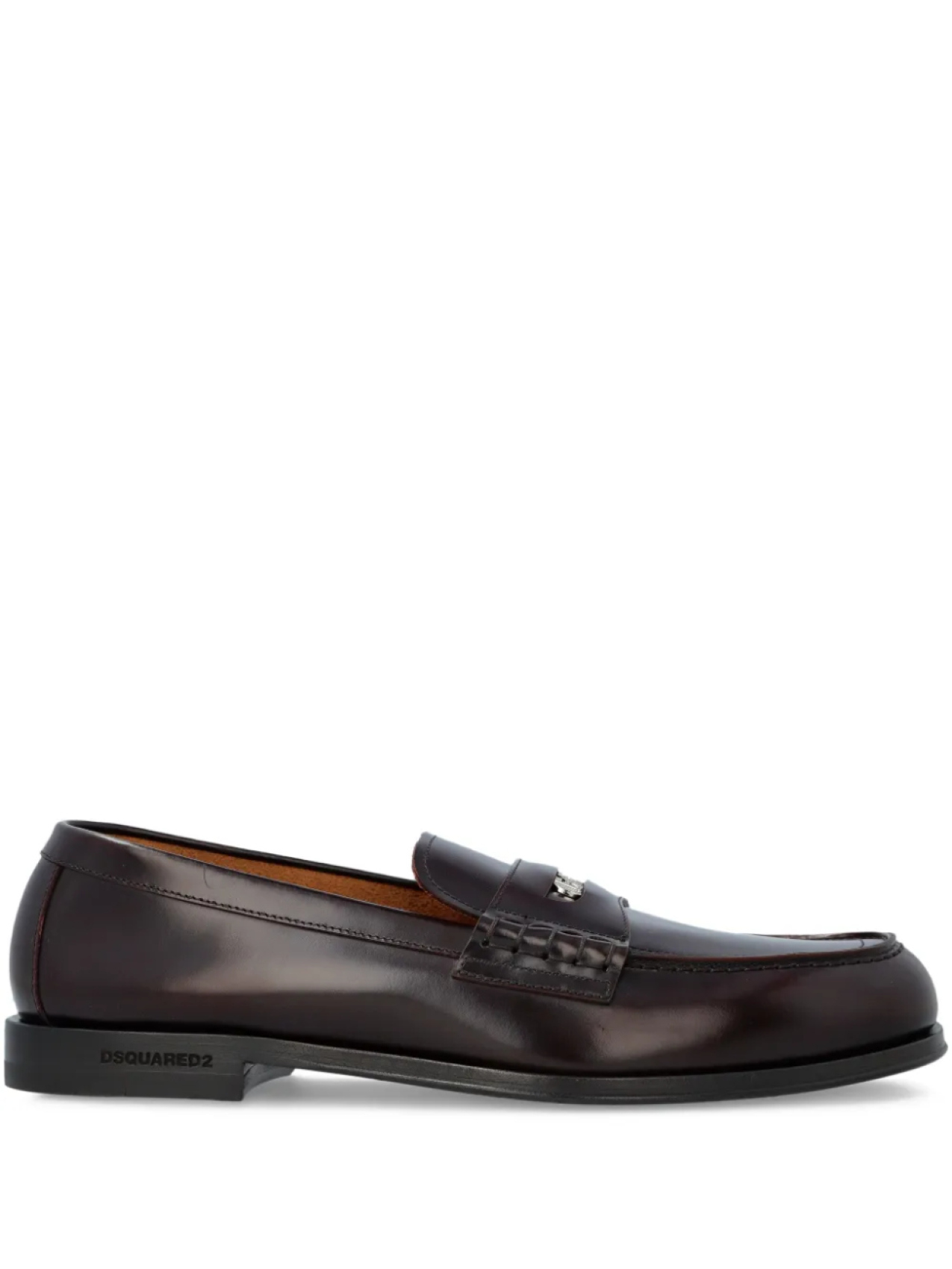 

DSQUARED2 кожаные пенни-лоферы, красный