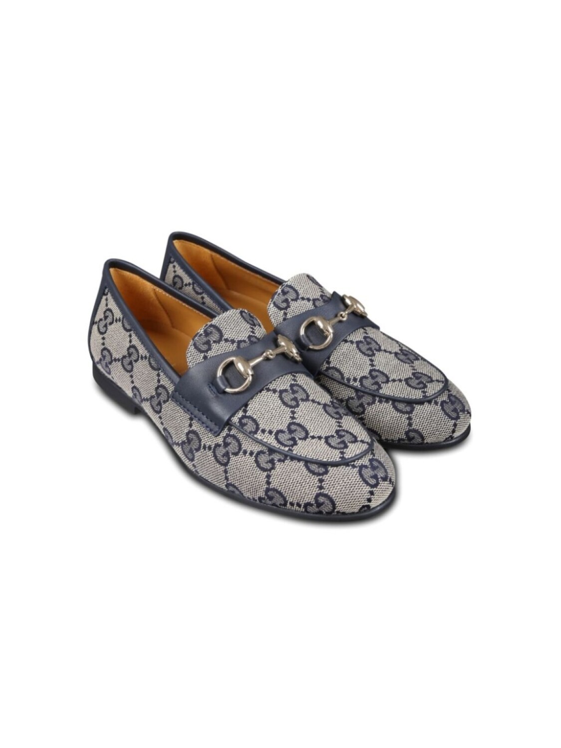 

Фирменные холщовые мокасины Gucci Kids, серый