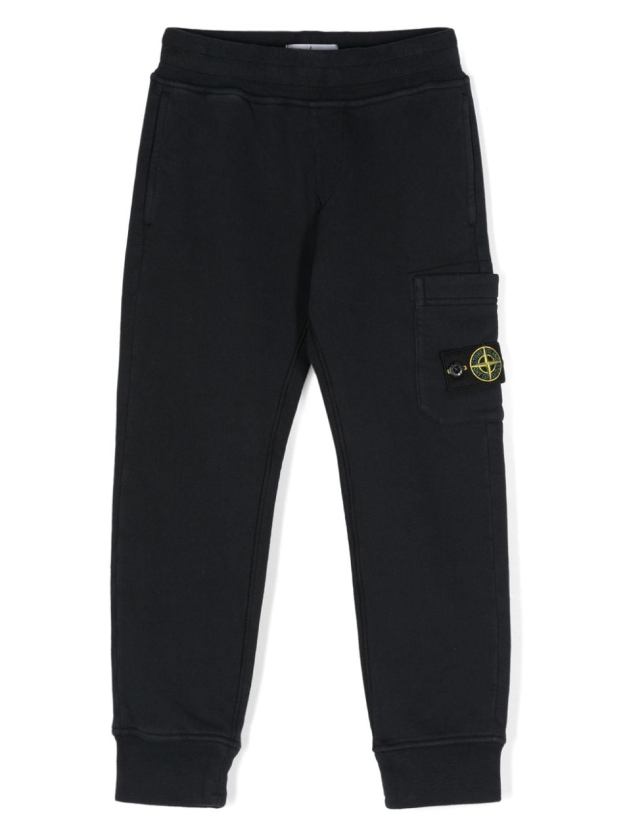 

Stone Island Junior спортивные брюки с нашивкой Compass, синий