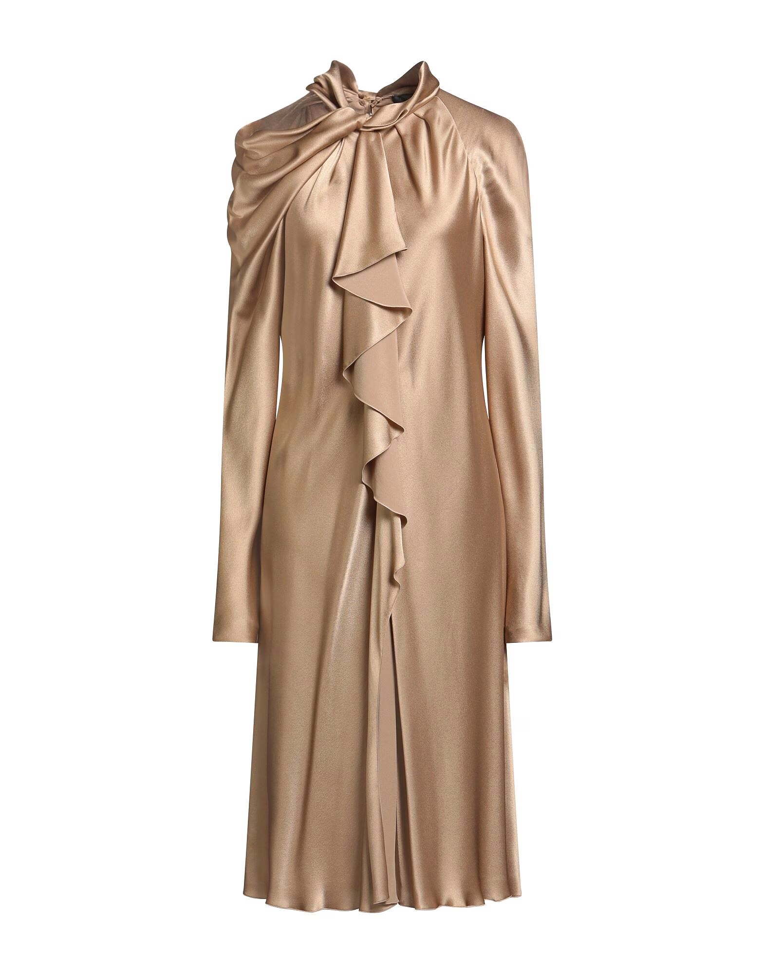 

Платье миди Alberta Ferretti, коричневый