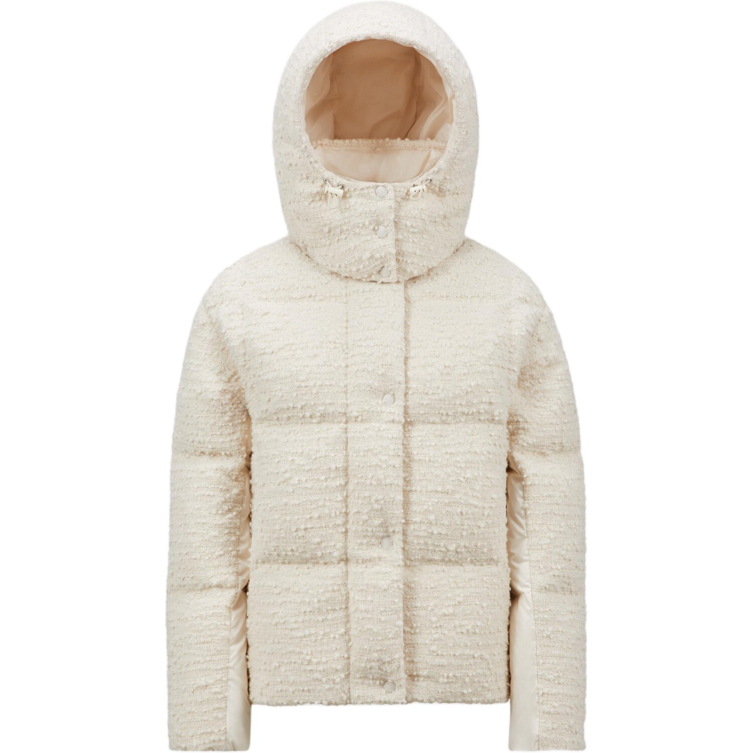 

Пуховик женский Ivory White Moncler, Белый, Пуховик женский Ivory White Moncler