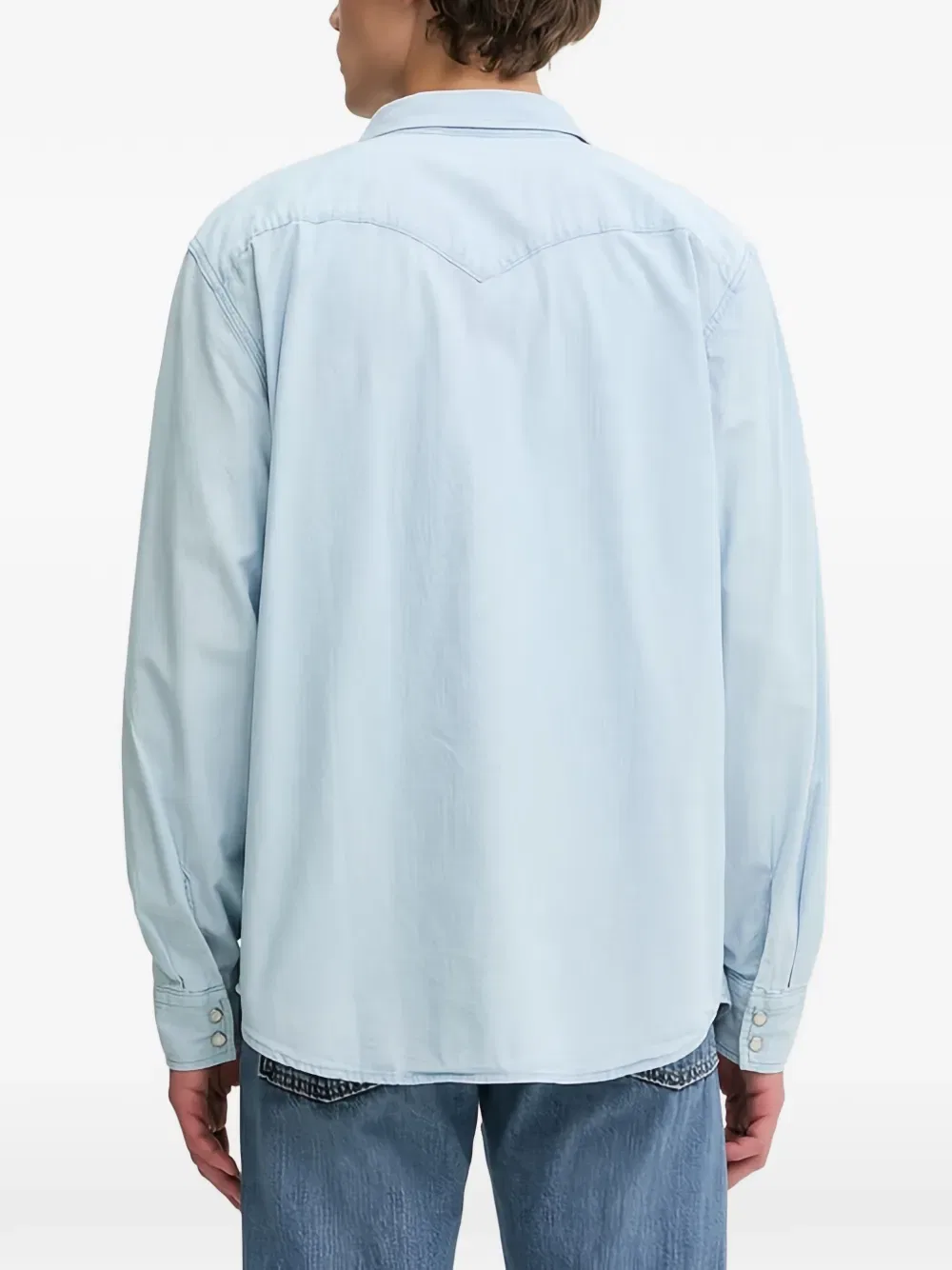 Джинсовая рубашка с нагрудным карманом Levi'S, синий — фото 3