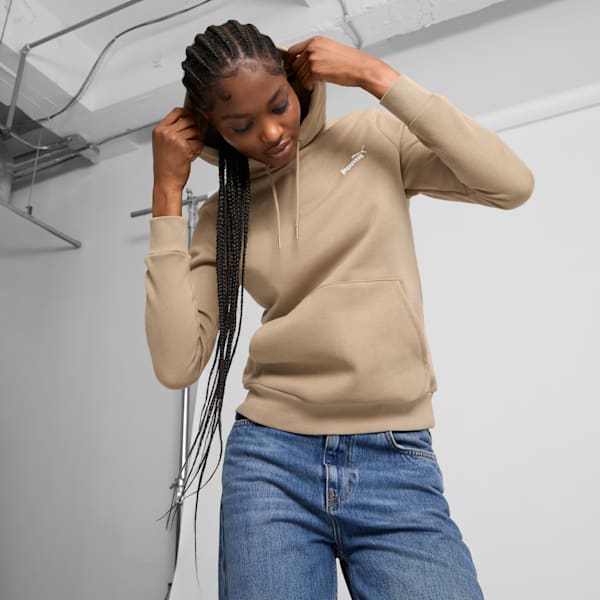 

Женская флисовая толстовка с логотипом Puma Essentials, бежевый