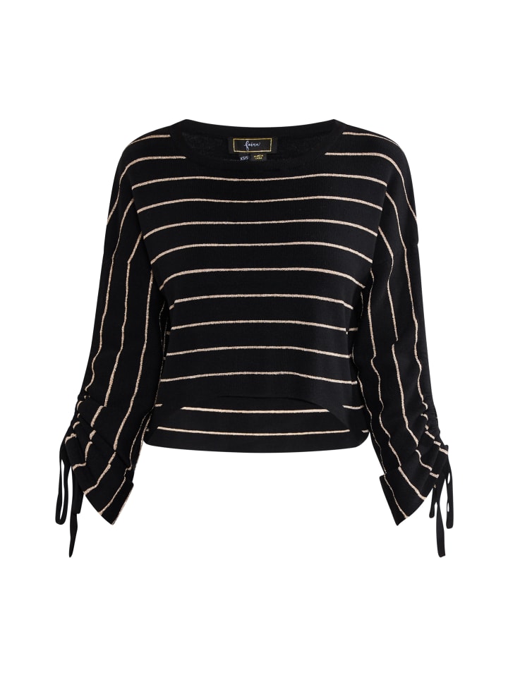 

Женский вязаный свитер черного цвета faina