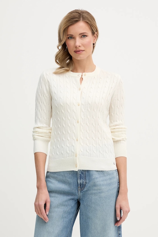 

Кардиган из шерсти Calvin Klein Jeans, бежевый