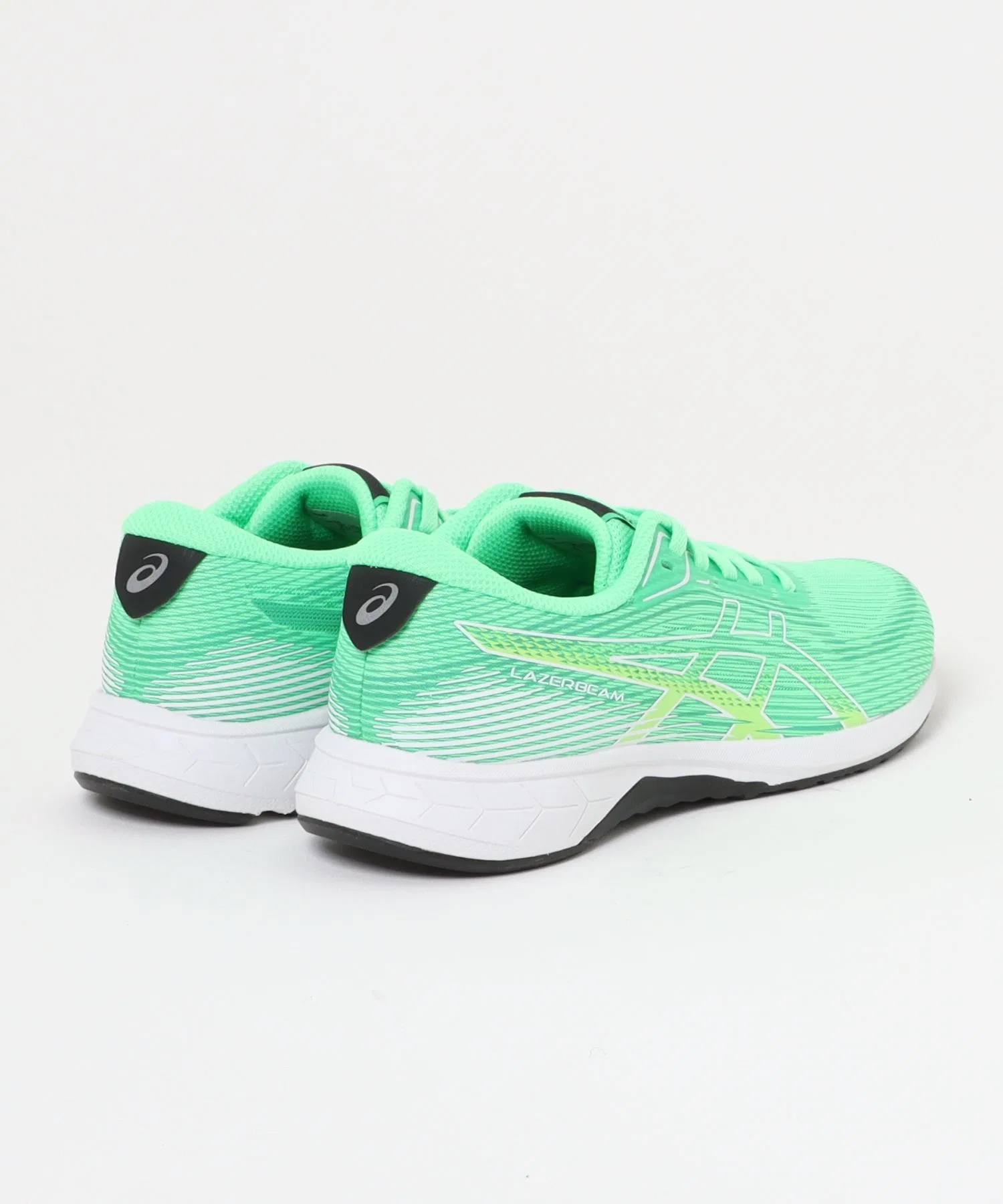 Детские кроссовки ASICS Lazerbeam RK облегченные для бега светло-зелёные — фото 2
