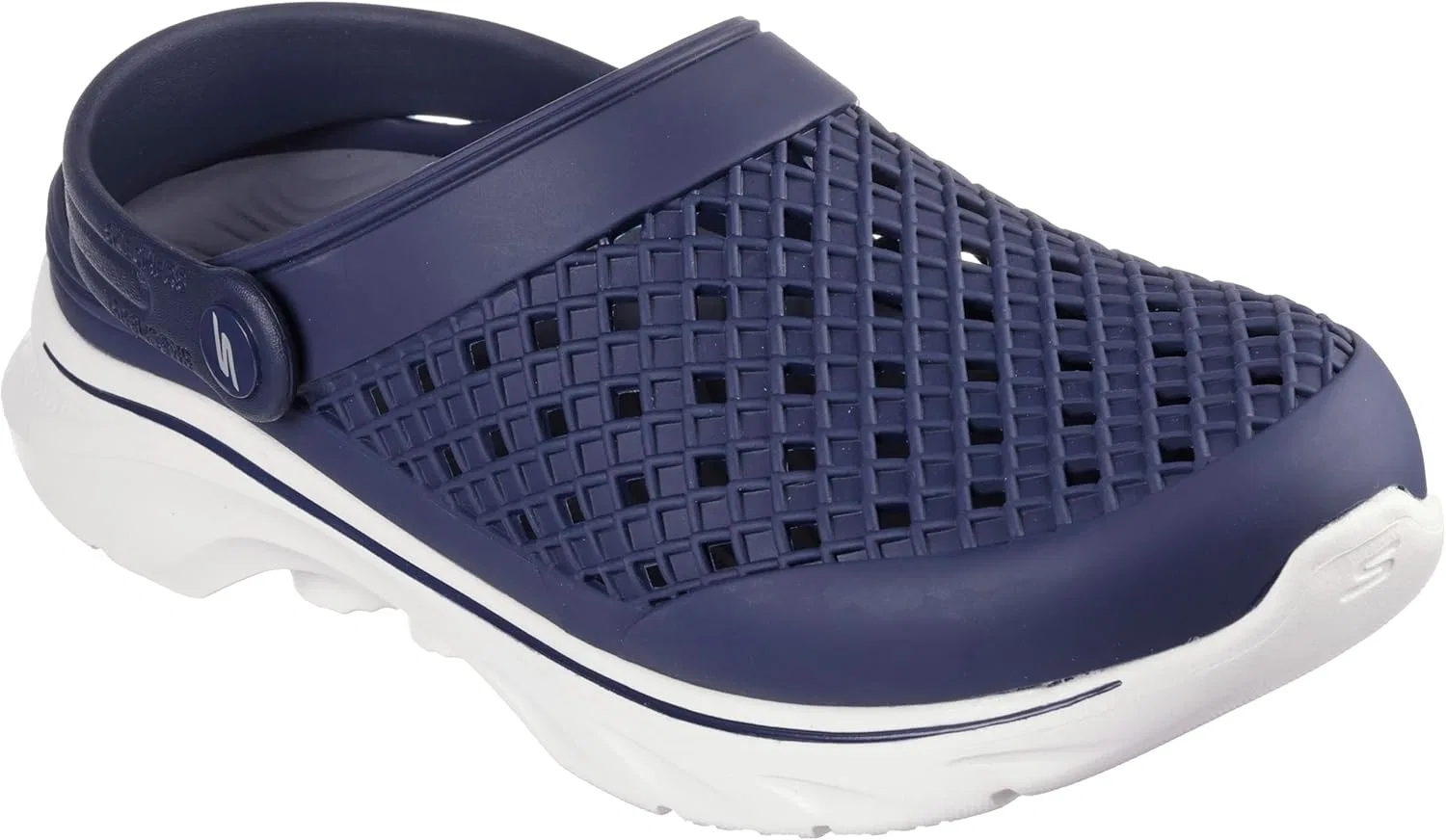 Деревянные туфли Skechers Foamies Go Walk 7-Ambition для мужчин, Navy And White