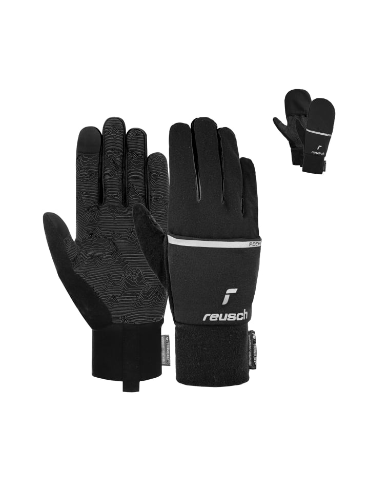 

Reusch Перчатки с пальцами Terro STORMBLOXX TOUCH-TEC в цвете 7702 черный/серебристый