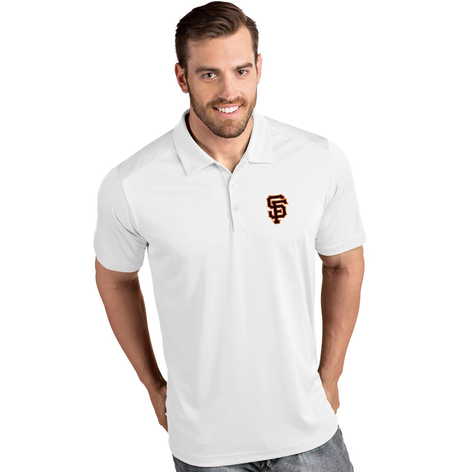 

Мужское поло San Francisco Giants Tribute Antigua