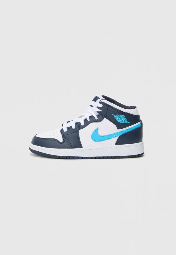 Кроссовки air jordan 1 mid унисекс Jordan, Obsidian/Powder Blue/White