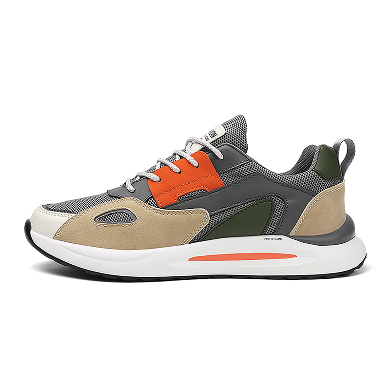 

Кроссовки Cushioning Abrasion Resistant Rebound Breathable Slip Resistant Low Top Kids Lifestyle Shoes Teenagers PROTECTCAMEL, серый