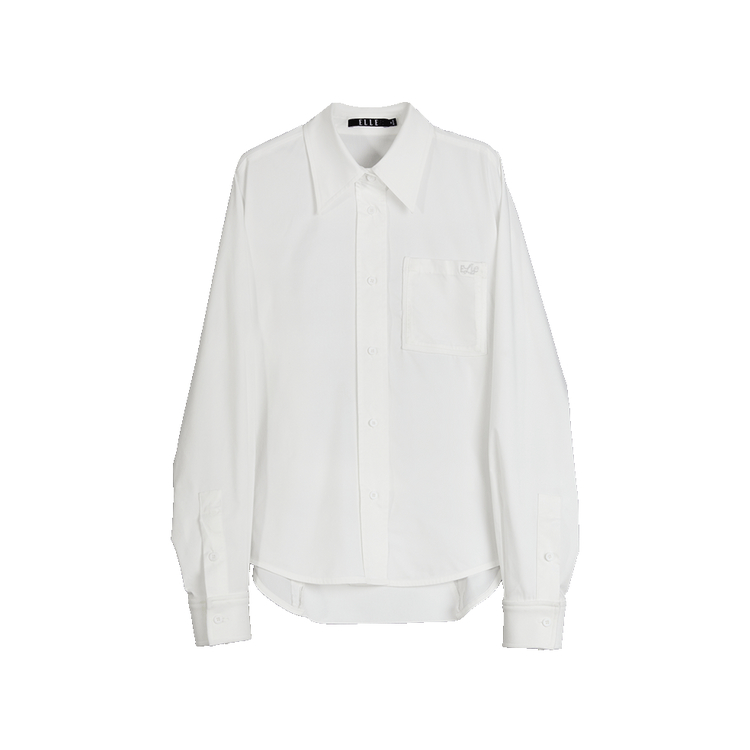 

ELLE Рубашка Women's White Lapel Moderate