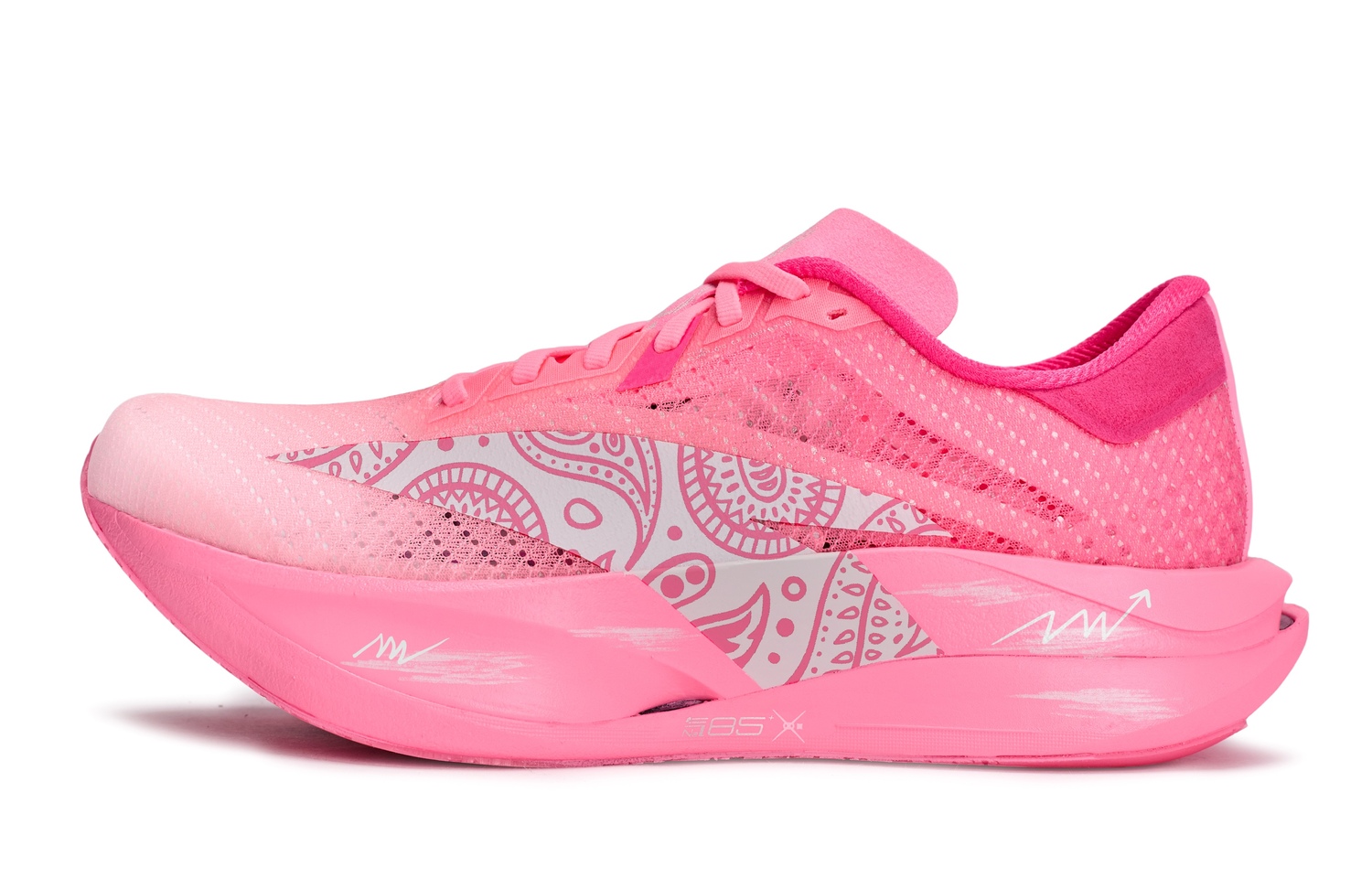 

C202 70 Износостойкие амортизирующие низкие повседневные городские кроссовки для бега и поездок на работу, мужские Anta, розовый белый