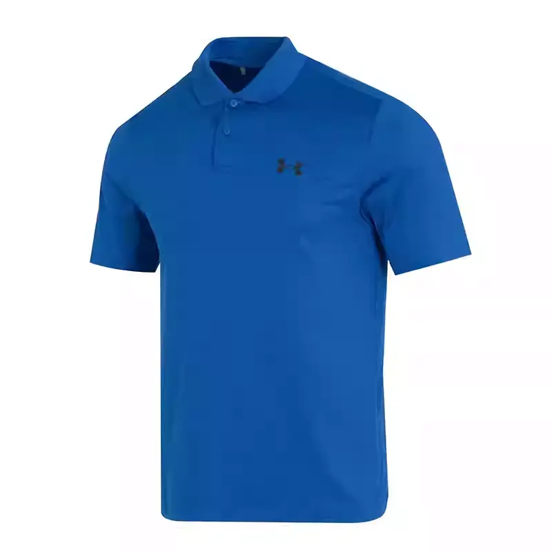 

Футболка поло мужская синяя Under Armour